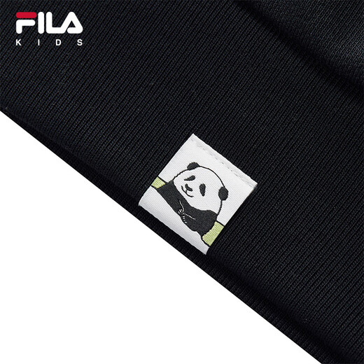 FILA【抗菌】斐乐儿童童装上衣2025年秋季新款男女童舒适套头卫衣 传奇蓝-NV 140