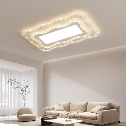 
Opp Lighting (OPPLE) 2025 new full spectrum living room headlight rectangular ceiling light 2024 new modern simple generation master bedroom lamp 1W full spectrum 9755*35CM three-color light change