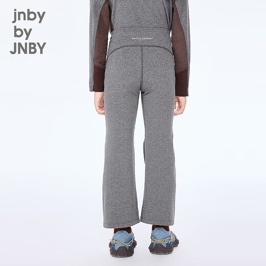 jnby by JNBY【运动系列】新款江南布衣童装打底裤喇叭裤25秋女童1P8E11950 072/中杂灰 100 cm