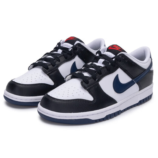 耐克（NIKE）休闲鞋女鞋2025新款夏季运动鞋Dunk Low低帮板鞋HJ9202-001 HJ9202-001白色藏青 36