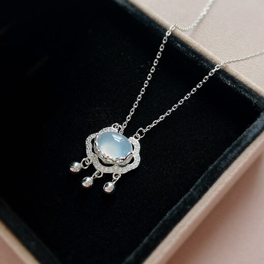 LAOMIAO 925 Collier en argent sterling pour femmes 2025 Nouveau style Long Life Lock Lock Light Luxury Niche Design Collarbone Collier 925 STERLING Silver Peace Lock Collier Silver Mole