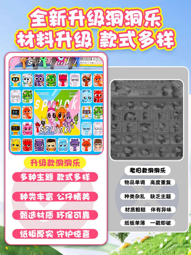 Red Fortune Doll's Children's Day Gift Boys Toys Puzzle 3 à 6 ans Rythme Box Hole Musique Boys Anniversaire 8-12 120 Draw Rythm Box 5 Big Dolls + 5 packs de cartes rares