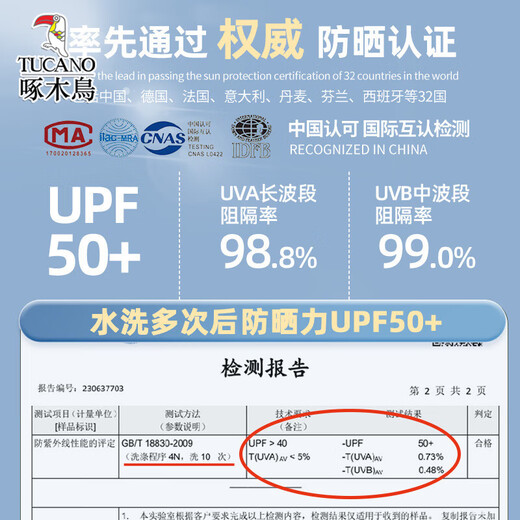 啄木鸟夏季女士防晒衣原纱斗篷披肩短外套户外遮阳薄时尚防晒服 【披肩护手款】浅卡其 均码 F (80-140斤)