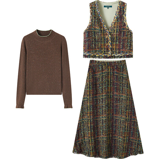 Wancaoyi 2025 winter new fashion suit H07011559 green XS