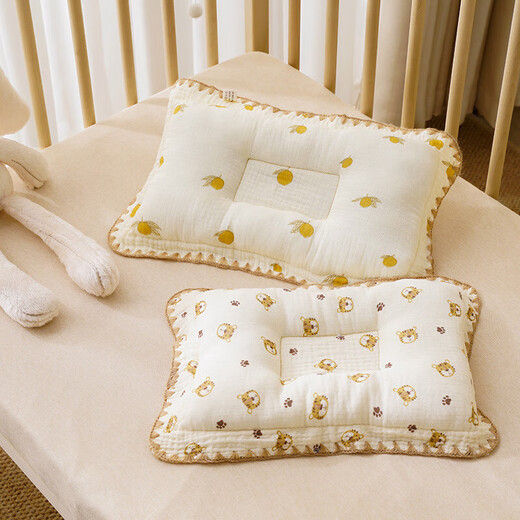 Baby shaping pillow 0 to 6 months and above - 1 year old baby newborn correction and anti-biased head shape manufacturer direct sale 0-1 year old bear head 24 34cm