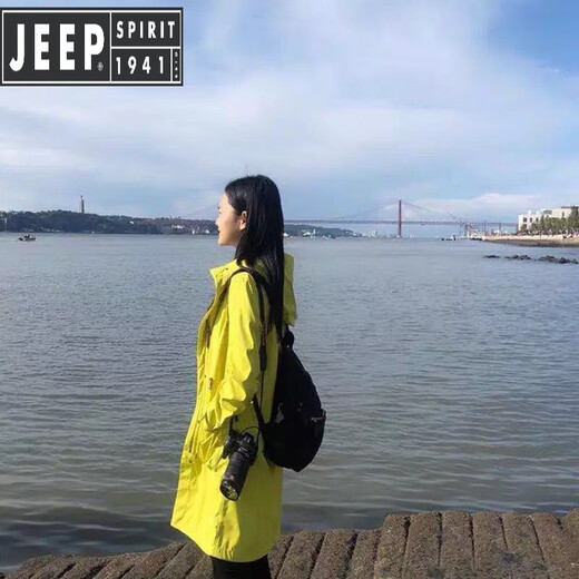Jeep Spirit Windbreaker Tíbet para mujeres a prueba de viento a prueba de viento a prueba de agua Cintura de impermeable Traje de montañismo de goma de goma de tripulación