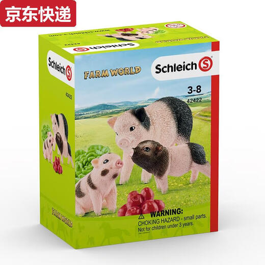 德国思乐Schleichs仿真动物模型农场系列家禽家畜小动物母鸡公农 鹅13799