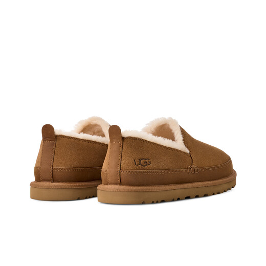 UGG autumn new men's fashion simple, comfortable and lightweight solid color flat round toe casual shoes 1174586 CHE | Maroon 42