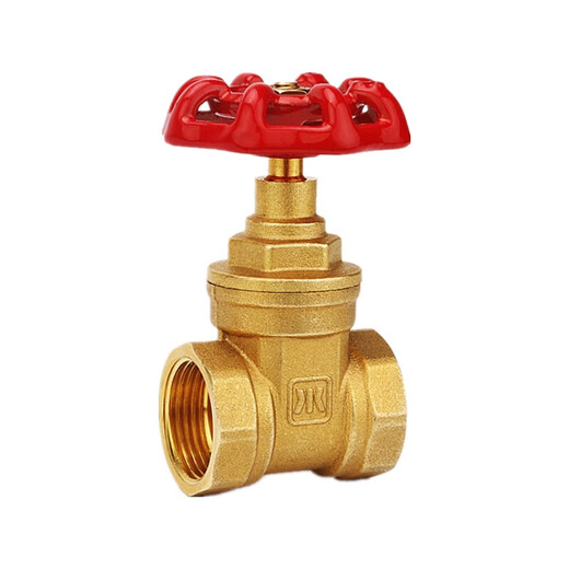 Ningbo Jackron brass threaded gate valve tap water pipe meter front switch valve DN15DN5 6 points DN20 1.2 inch DN32