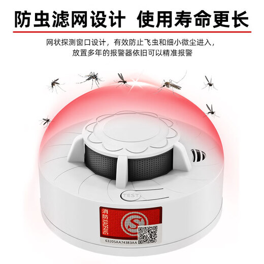 Zhe'an Guangxiao New National Standard Gas Mask Fire Mask Anti-Smoke Mask Fire Escape Filter Self-Rescue Respirator 3C Certification Smoke Alarm
