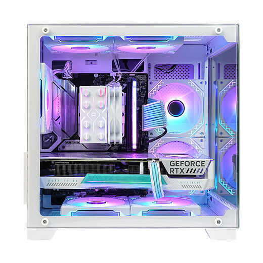 ASUS ROG i5 14600KF ASUS 5060Ti host 5060 desktop assembly computer AI design rendering game live video editing white sea view room complete machine configuration 2 i5 11400F + ASUS RTX5050