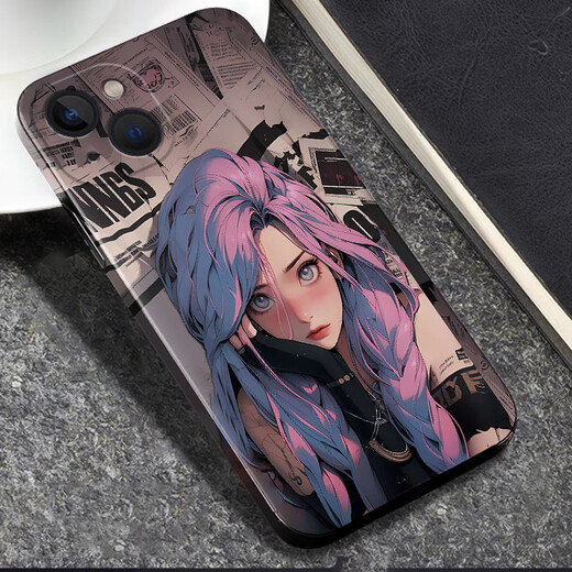 XIAOCUNXIN OPPOK10PRO Película móvil Película K10X Pintado K10 Vitality Cartoon Película protectora Palticina a prueba de rasguño Película suave de inclusión completa sin pegamento residual personalizado Custom Linte K10Pro [PM693 Young Jinx]