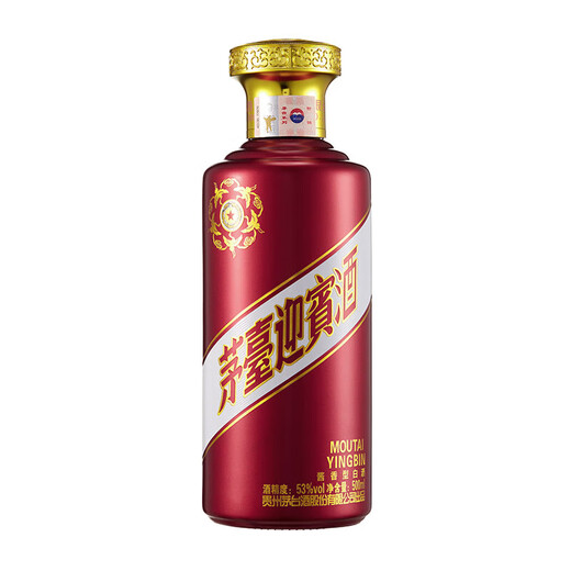 茅台 迎宾酒 紫迎宾 酱香型白酒 53度 500ml 单瓶装