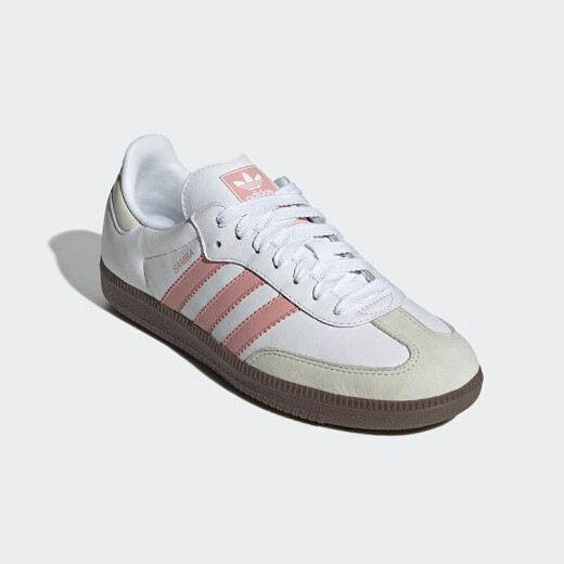 阿迪达斯 （adidas）女鞋2025春季新款T头鞋复古德训鞋VL COURT 3.0运动板鞋 JI2677/白/奇迹紫粉/汉玉白 35.5