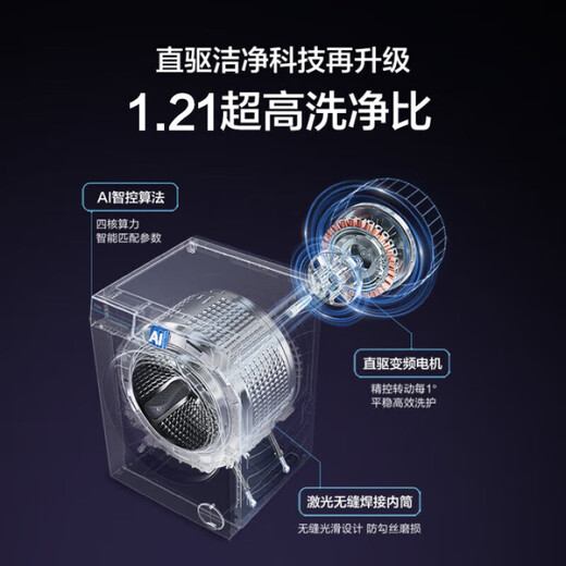 Haier Yunxi 4.0 new washing and drying set 77E+77E/37E+37E/53E+53E washing and drying set combination drum washing machine + dual engine heat pump dryer set 77E+77E ultra-thin essence washing 2.0 + dual engine heat pump drying