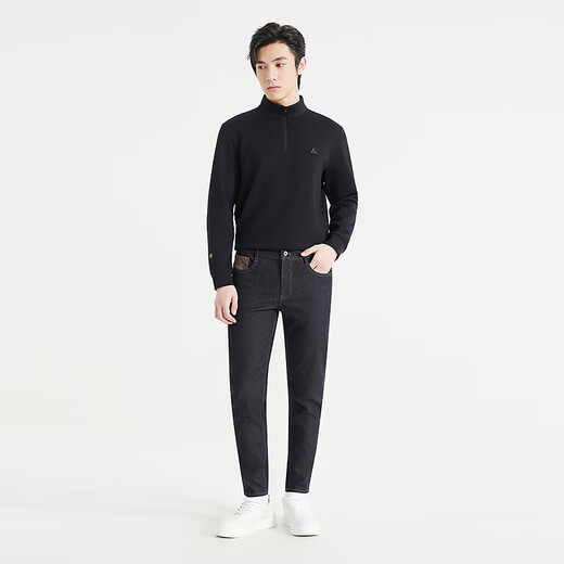 
Lilang jeans men's nine-point pants low waist narrow feet slim pants autumn 2025 new four-sided stretch men's pants 419 version denim blue (24QNZ12001) 29 (160/74A)