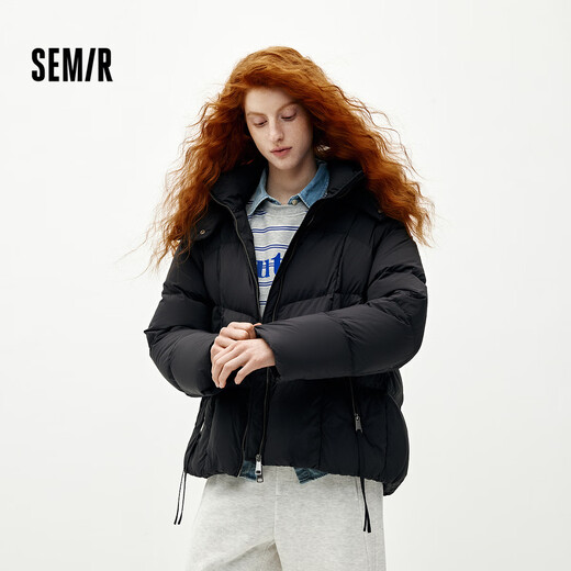 Same style as Semir shopping mall | Easy down jacket for women winter mid-length 90 velvet loose 2025 jacket 101725113017