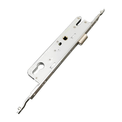 Plastic steel door lock body 8534 broken bridge aluminum swing opening 8529 aluminum alloy door lock balcony door lock 8535 multi-point lengthening 9230 multi-point lock body (hole distance 257) right outer