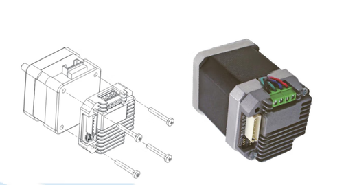 Yue Changsheng 42/57 stepper motor driver module integrated ZD-M42P/ZD-M57P with heat dissipation subdivision electric 57-76 stepper motor 1.8NM