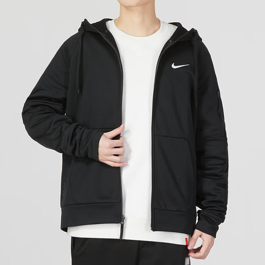 Nike (Nike) offizieller Schiffsgeschäft Jacke Herrener Stil komfortabler Sportswear Casual Hooded Jacke Windbreaker Running Training Top DQ4831-010-Same Model im Einkaufszentrum M 170/88A