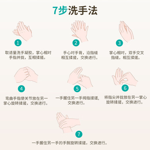 Jike no-wash hand sanitizer gel 500ml jasmine scented hand sanitizer is alcohol-free and can be taken on airplanes and high-speed trains