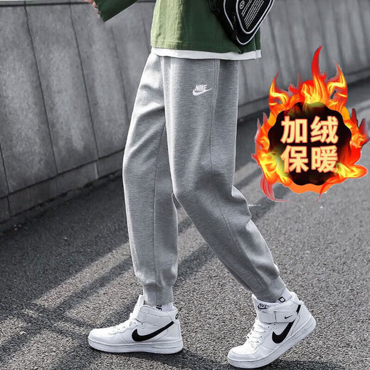 Nike (Nike) Мужской плюс флисовый спортивный костюм весна Новый теплый и модная куртка с капью