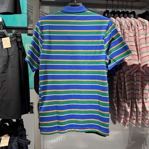耐克（NIKE）短袖男装季新款户外健身运动服POLO衫条纹百搭翻领休闲T恤 FN3897-480 M