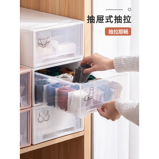 RSRDDY Wardrobe Underwear Storage Box Drawer-type Storage Compartment Underwear Storage Box Socks Organizing Box Priority Delivery for Additional Purchases