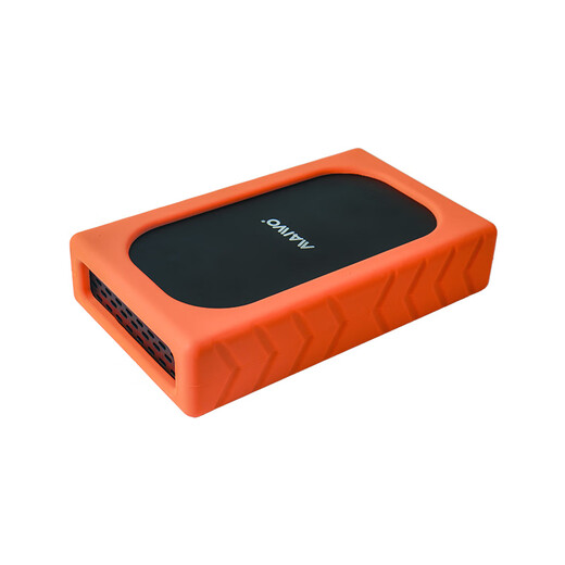 
Maivo original hard drive box 3.5-inch external drop-resistant shock-proof protection external box silicone case custom model K3527 series KS02 orange vibrant orange silicone case
