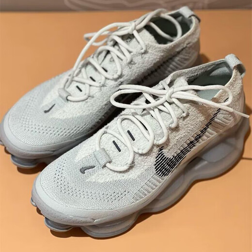 耐克跑步鞋男鞋夏季Air Max Scorpion全掌大气垫增高轻便休闲运动鞋  FQ2694-001/白灰 43 (275mm)