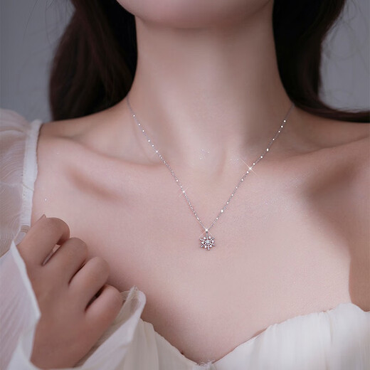 QUAMER925 Sterling Silver Sweater Chain Women's Necklace Light Luxury Niche Design Silver Jewelry 2025 New Trendy Necklace Does Not Injure Hair Platinum With Exquisite Packaging Box