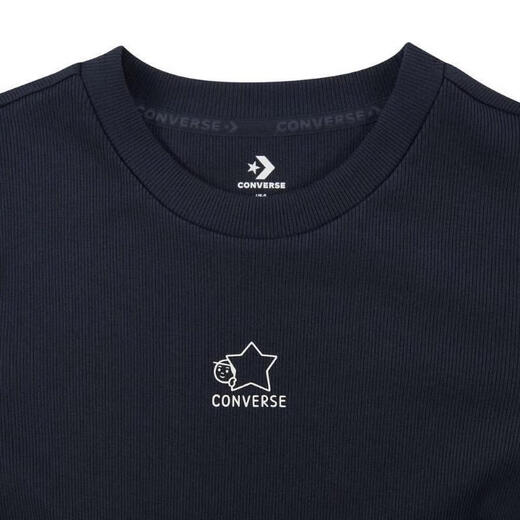 匡威（Converse）【滔搏运动】2025年女子Chuck Taylor SEASONAL短袖T恤 WCH893-695 S