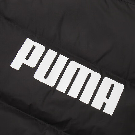 Puma (Puma) Anzug für Männer und Frauen, Winterpaare warme Sport-Down-Jacke, Plüschhosen Stricker Casual Hosen 685320-01+682724-01 xs