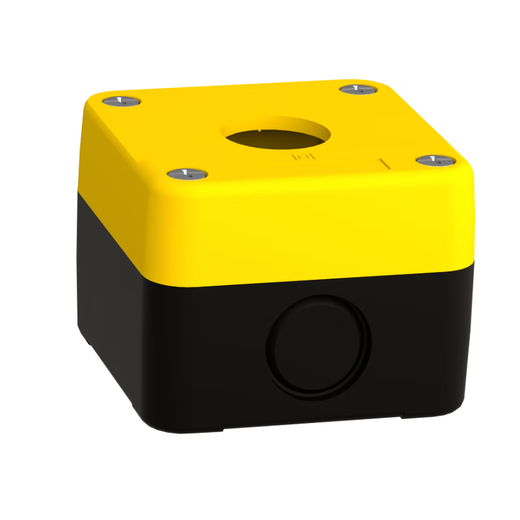 Schneider Electric without emergency stop button box IP65 yellow one hole protective box XALB01YC discontinued and upgraded to XALB015YC New and old models are shipped randomly