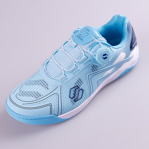 Stiga Table Tennis Chaussures pour hommes et femmes, chaussures de sport respirantes non glissantes pour les chaussures d'entraînement de compétition absorbant les amortisseurs résistantes aux stiga CS-S6B21 (bleu) Bouton 41 (255 mm)
