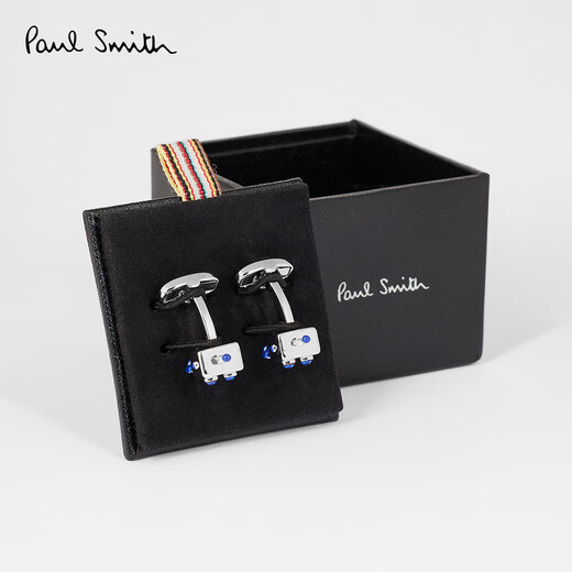 paul smith男士机器人造型袖扣银色25早春新品 银色