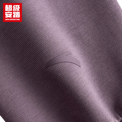 超级安踏运动外套女装秋季宽松空气层面料挺括休闲夹克上衣女162537701U 罗绮紫-5 S /女160