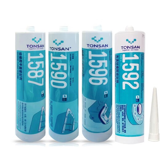 KESAIXIN1587 1590 1592 1596 Sellador plano de silicona TiAnshan Caucho resistente a alta temperatura 1592-310 ml (50 piezas)
