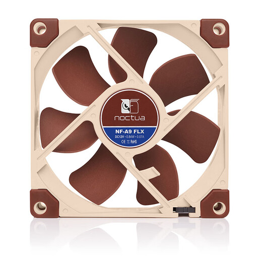 NOCTUA 风扇NF-A9 PWM 9cm机箱风扇 静音4针9225温控电脑散热风扇CPU风扇减震 猫头鹰NF-A9 FLX