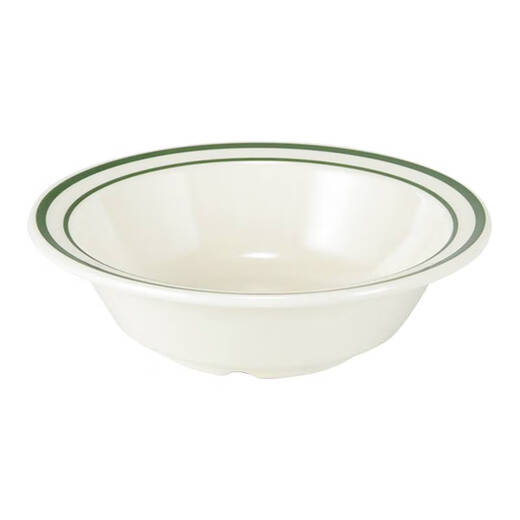 Sanqihu Tischgeschirr Imitation Porzellan Restaurant Schalen und Gerichte Set Hotel Hot Pot Set Tisch Plastik Dip Sauce Schüssel Reis Schüssel Teller Löffel Werbung LD-1047 Green Edge