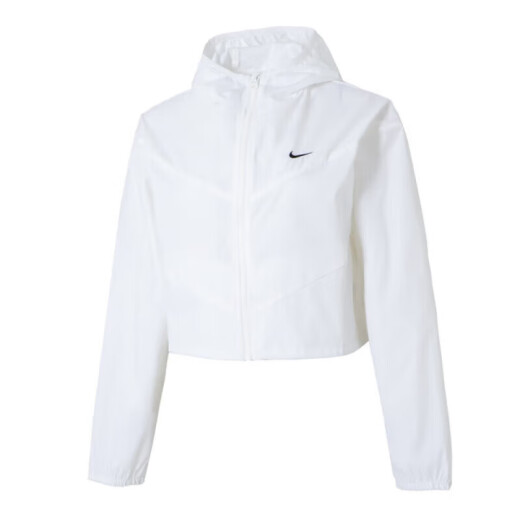耐克（NIKE）外套女装2025夏季新款运动服梭织透气连帽上衣夹克HJ1183-100 HJ1183-100白色 S