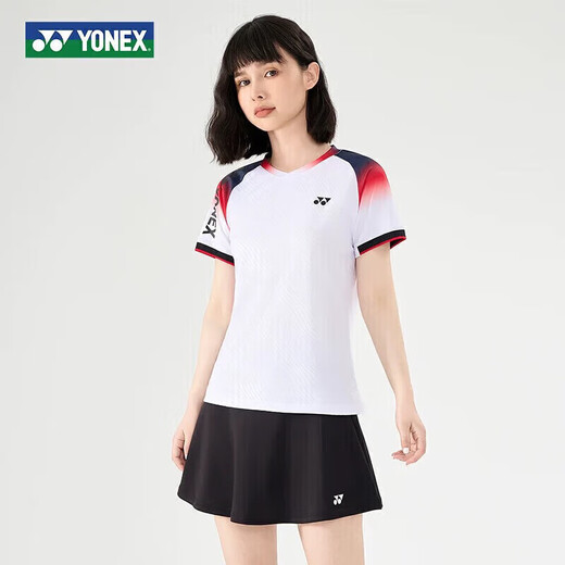 尤尼克斯yonex新款国羽比赛服男女同款轻盈透气 6296女款(粉色) 4XL 更大码