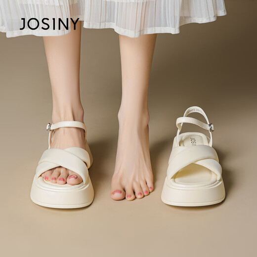 Zhuosini semelle douce Sandales Sandales Chaussures pour femmes confortables à porter à l'extérieur 2025 Nouvelle-une longueur d'une longueur de courroie de la courroie de la courroie