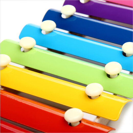 Benbeng Rabbit Madera de madera de ocho tonos Pequeño tocador de piano instrumento musical simple Educación temprana Juguete de madera con puntaje de madera de madera de ocho tonos [3 cajas]