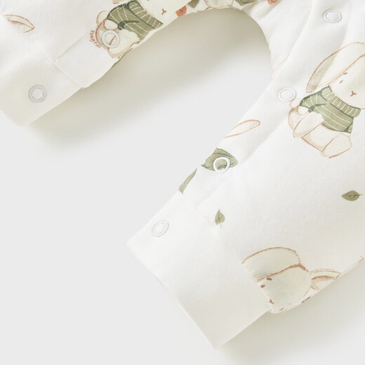 Tongtai (TONGTAI) baby one-piece autumn and winter baby quilted clothes children's split crawling suit TS43D210-DS green 73cm