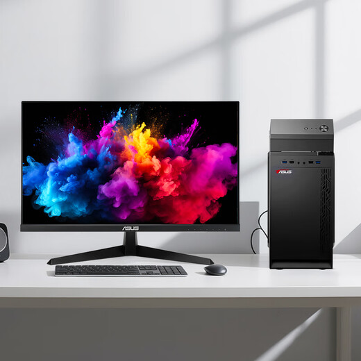 ASUS graphics workstation i7 designer dedicated graphic design CAD drawing 3D modeling rendering UG art video editing dual hard drive desktop assembly computer host configuration nine 14th generation i7/32G D4/RTX5060 single host