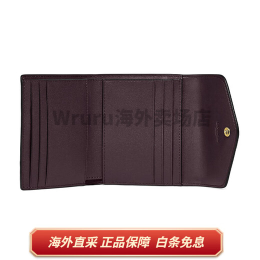 Coach (Coach) Wyn 11 modische farbige Color Casual Leder -Umschlag Kupplung Münzbrieftasche Women's Black Basic Pack (Bag + Dust Bag)