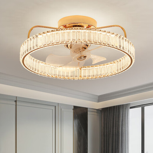 Opudakochi camp schlafzimmer leichte schütteln Kopflüfter leichte leichte moderne leichte luxurius kristall wohnzimmer Hauptschlafzimmer esse Deckenleuchte Super kostengünstig 687 Gold 80 cm Drei