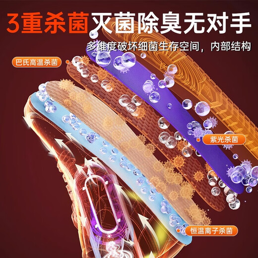 MUROVY shoe dryer, household shoe dryer, wet shoe dryer, deodorizing and sterilizing new warm socks and shoe artifact Supreme | Deep space gray 10 minutes quick drying UV purple light sterilization-55 constant temperature does not damage shoes