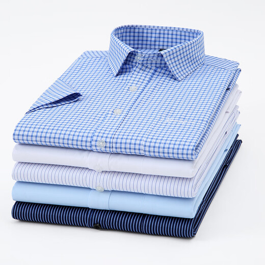 CEO YAGEOL CHASH CHASE Men Camina de manga corta, no escalada y anti-Rueca 2025 Summer Business Profess Profess Traje a rayas Lingo blanco DX6624 42
